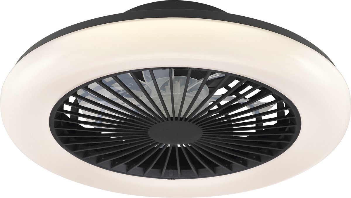 Brilliant G81305/06 LED Deckenleuchte Ventilator 42cm schwarz Plafonnier LED avec ventilateur LED CEE: D (A - G) 20 W noir