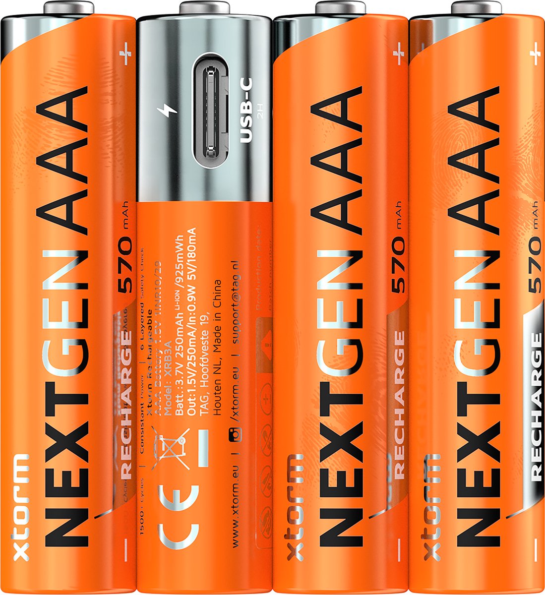 XTORM NextGen Pile rechargeable LR3 (AAA) NiMH 570 mAh 1.2 V 4 pc(s)