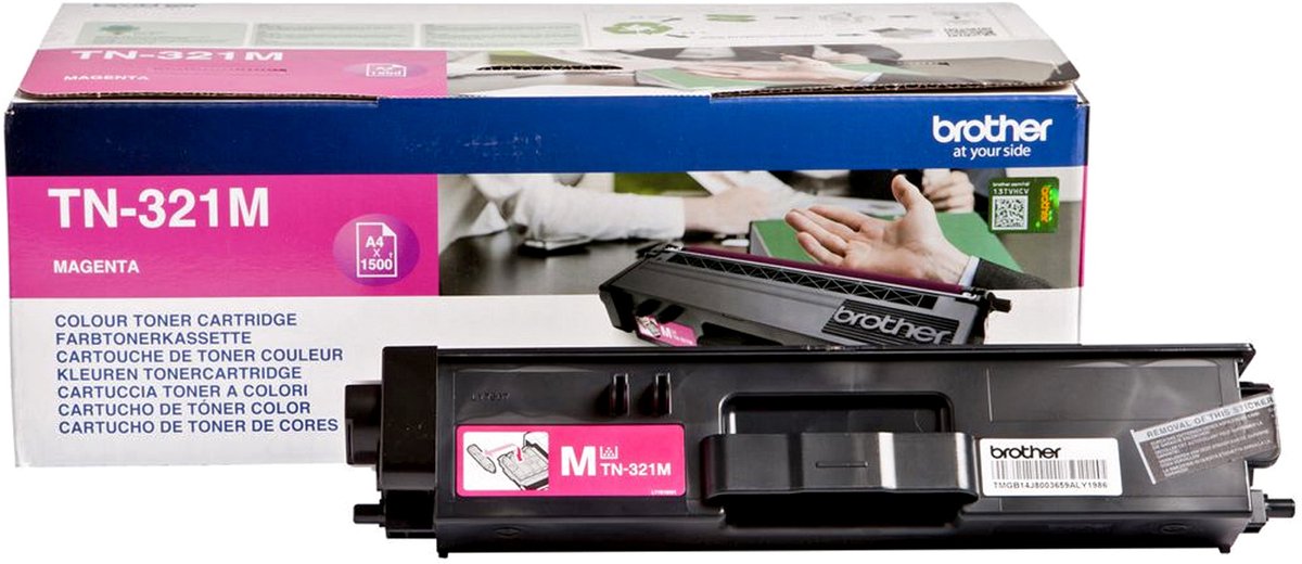 Cassette de toner dorigine Brother TN-321M magenta