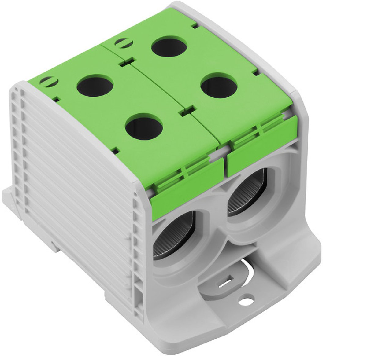 Weidmüller 2502920000 Borne de passage 82.60 mm raccord à vis gris, vert 1 pc(s) Piece