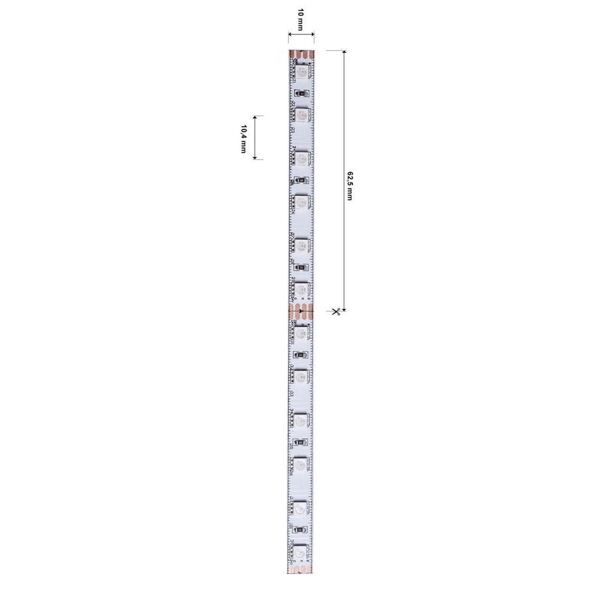 Deko Light 840147 Ruban LED avec câble à extrémités ouvertes 24 V/DC 5000 mm RVB 5 m