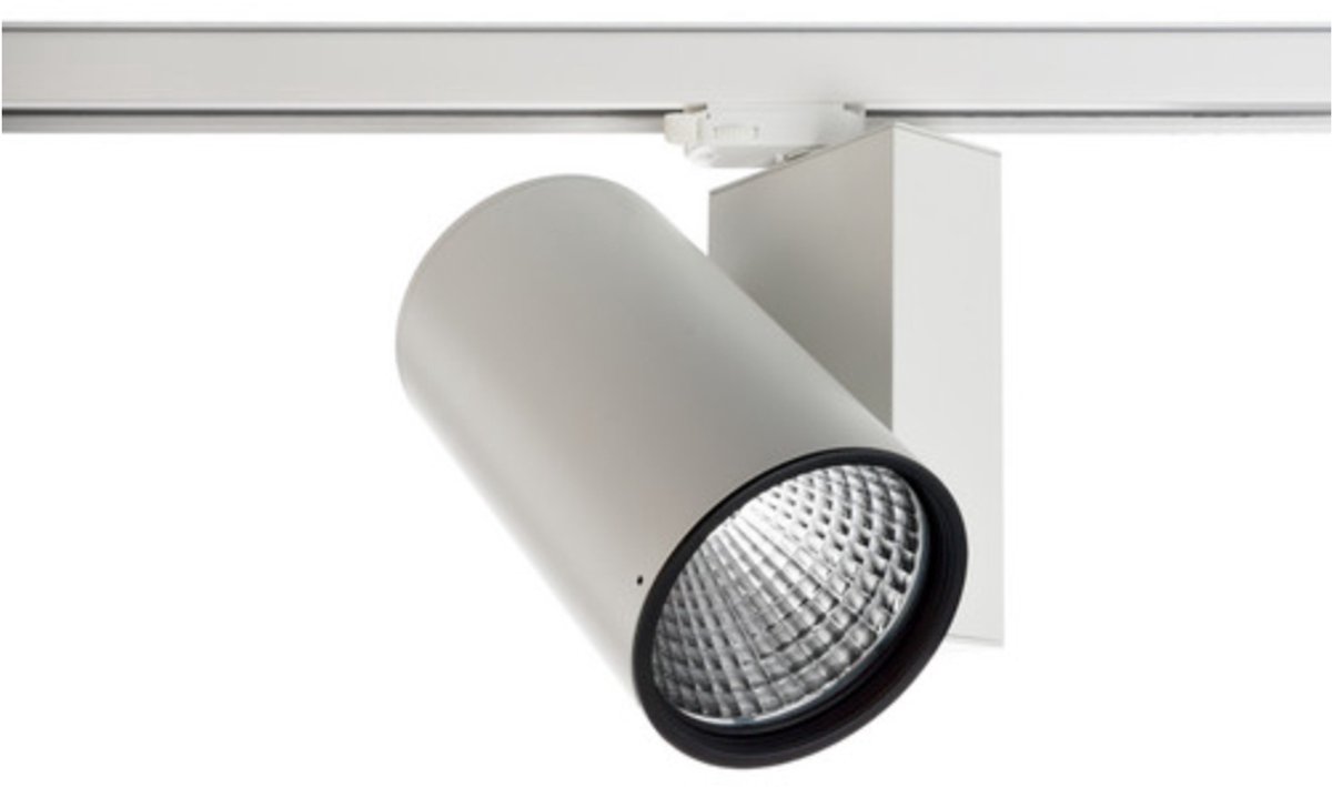 Deko Light Aaron Spot LED sur rail triphasé 79 W LED CEE: F (A - G) blanc