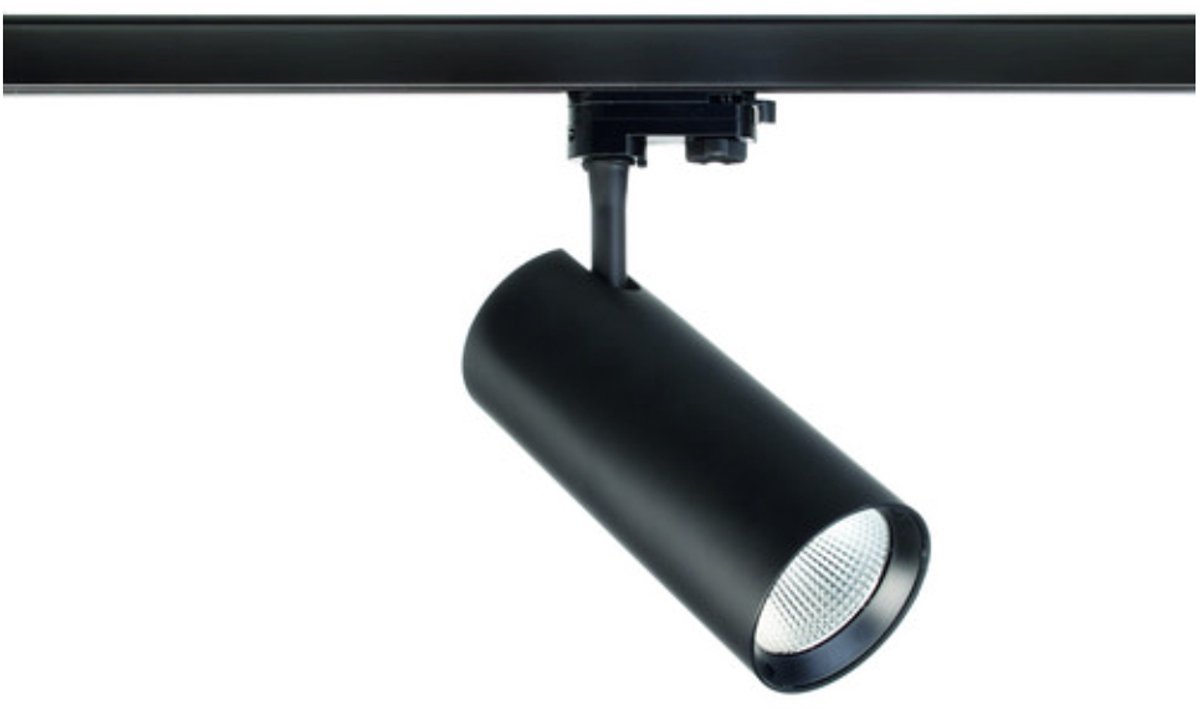 Deko Light Horus Spot LED sur rail triphasé 30 W LED CEE: F (A - G) noir