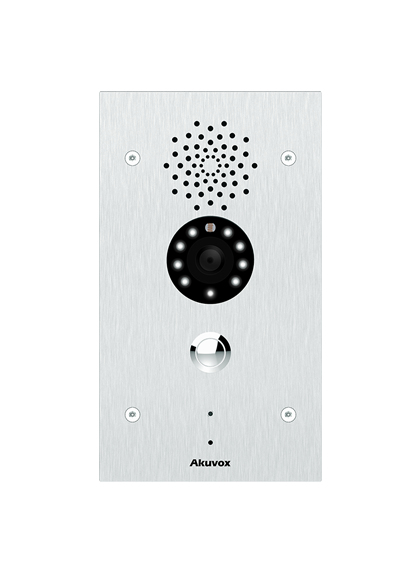 Akuvox E21V video intercom system 2 MP Satin steel. Stainless steel