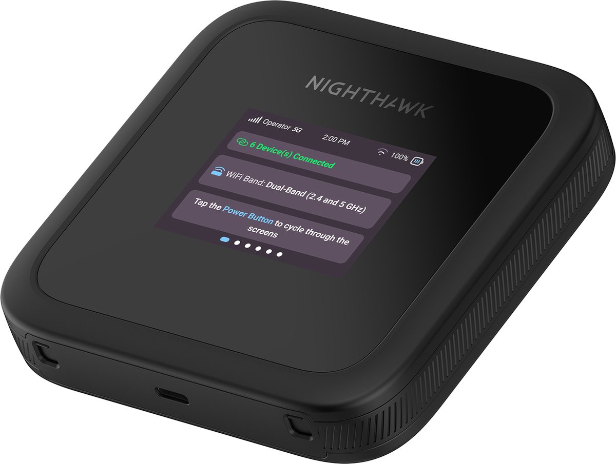 Hotspot 5G / WiFi NETGEAR Nighthawk M3 Modem intégré: 5G 2.4 GHz, 5 GHz 2.9 GBit/s