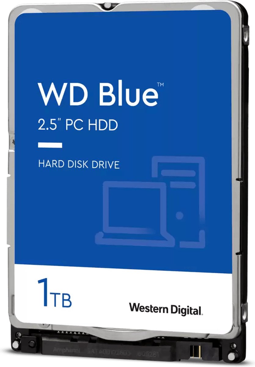 Western Digital Blue internal hard drive 1 TB 5400 RPM 128 MB 2.5&quot