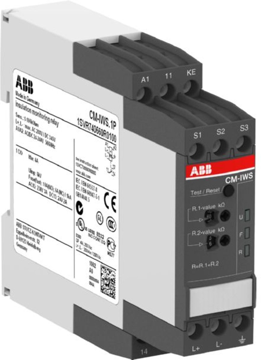 ABB CM-IWS.1P Relais de surveillance disolement