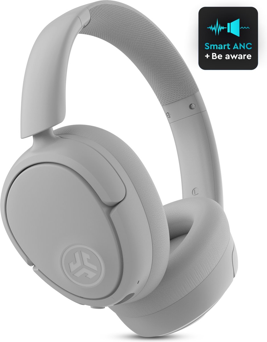JLab Lux ANC Headset Wireless Head-band Music Bluetooth White