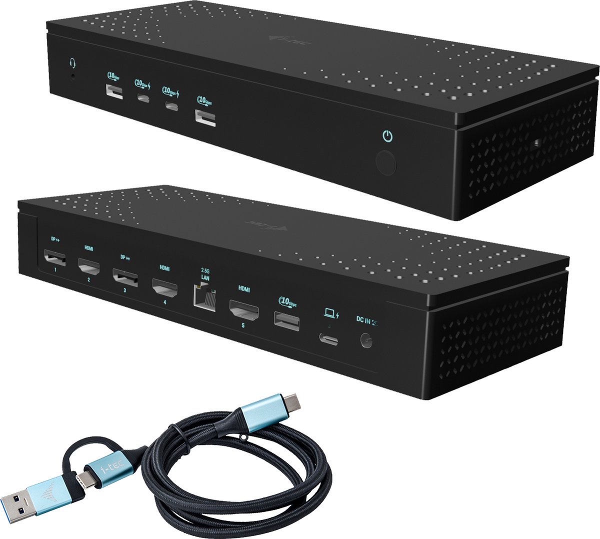 i-tec Station daccueil USB-C® CA5MONITORDOCKPD Convient pour les marques: universel, Apple
