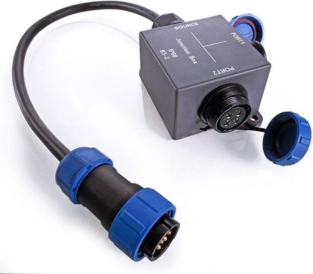 Deko Light Weipu Verteilerbox 4-polig 730301 Répartiteur 2x