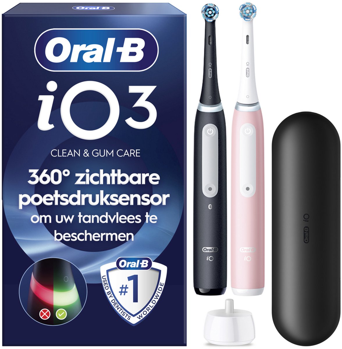 Oral-B Braun Oral-B iO Series 3n Matt Black/Blu 8006540731857 Brosse à dents électrique