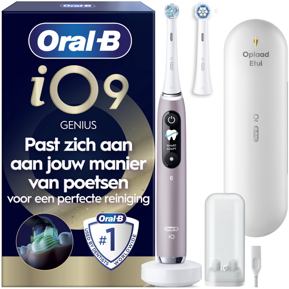 Oral-B Braun Oral-B iO Series 9N Rose Quartz JA 408390 Brosse à dents électrique rose