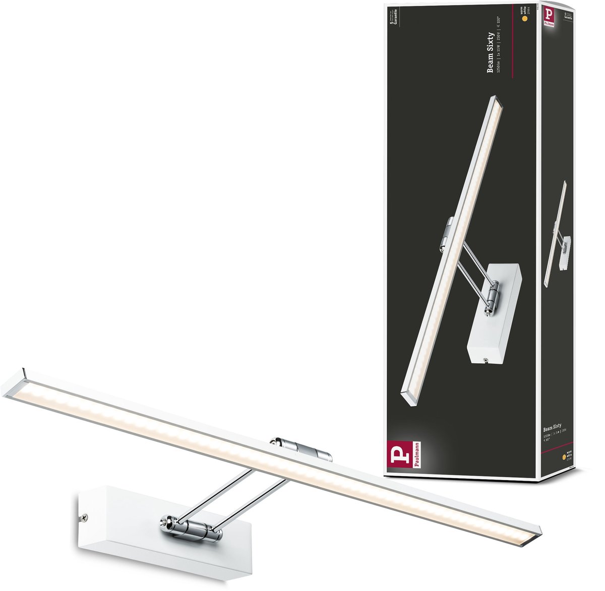 Paulmann Beam Sixty 99893 Lampe de cadre LED 11 W blanc chaud blanc