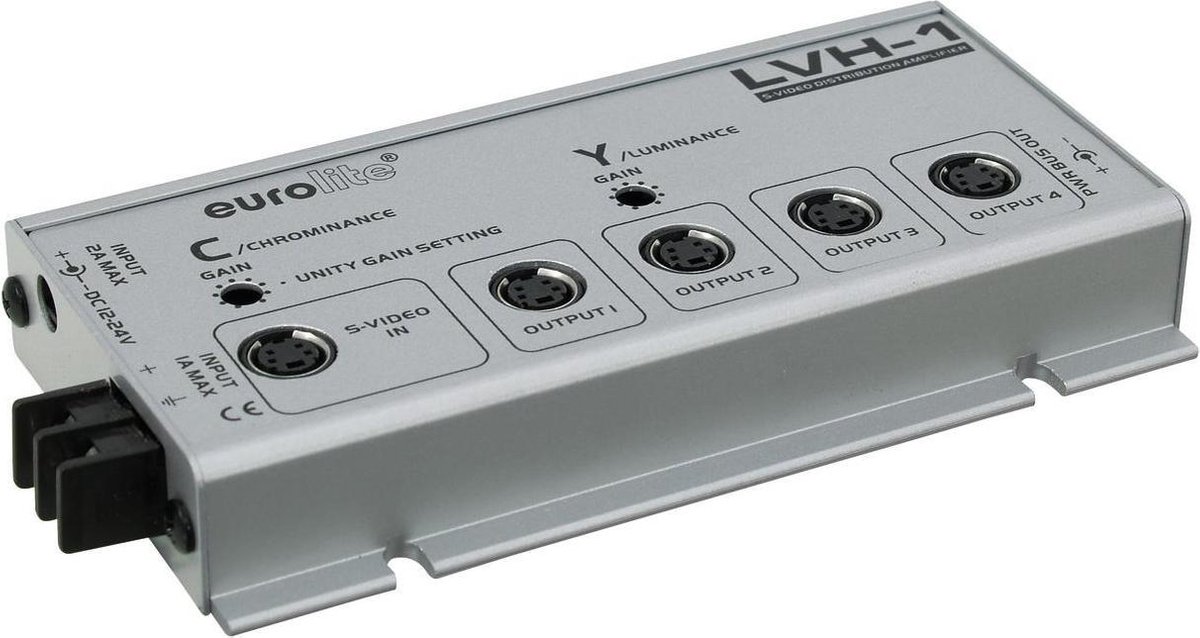 Eurolite LVH-1 répartiteur S-vidéo boîtier métallique