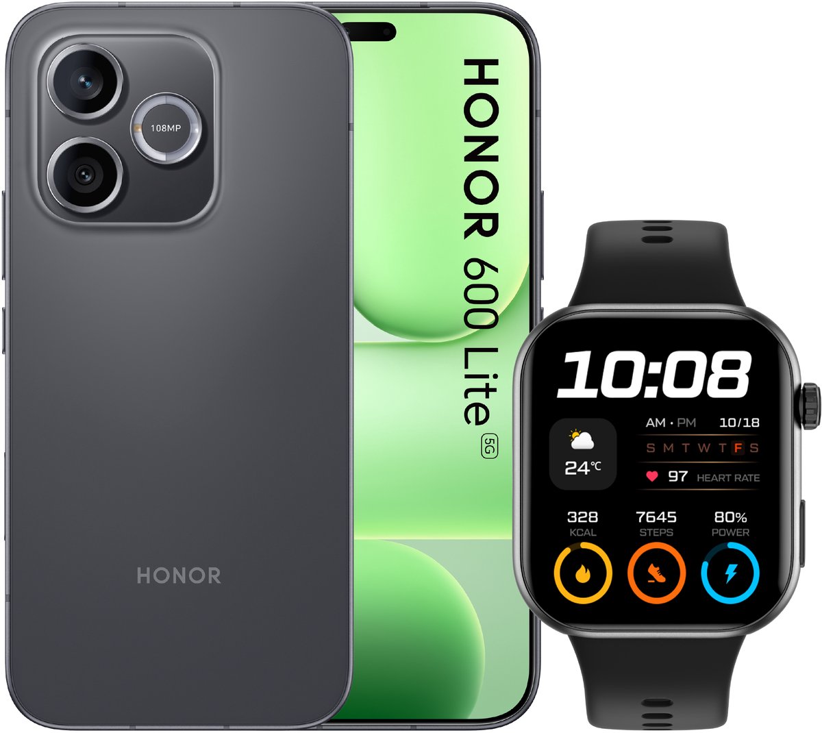 Honor 600 Lite 256GB BLK+W2I 0166430311