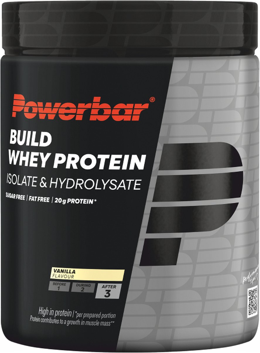 Nutrition protéinée isolate & hydrolysate vanille PowerBar Build Whey