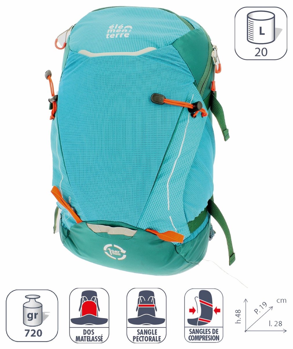 Elementerre talca 20 l backpack