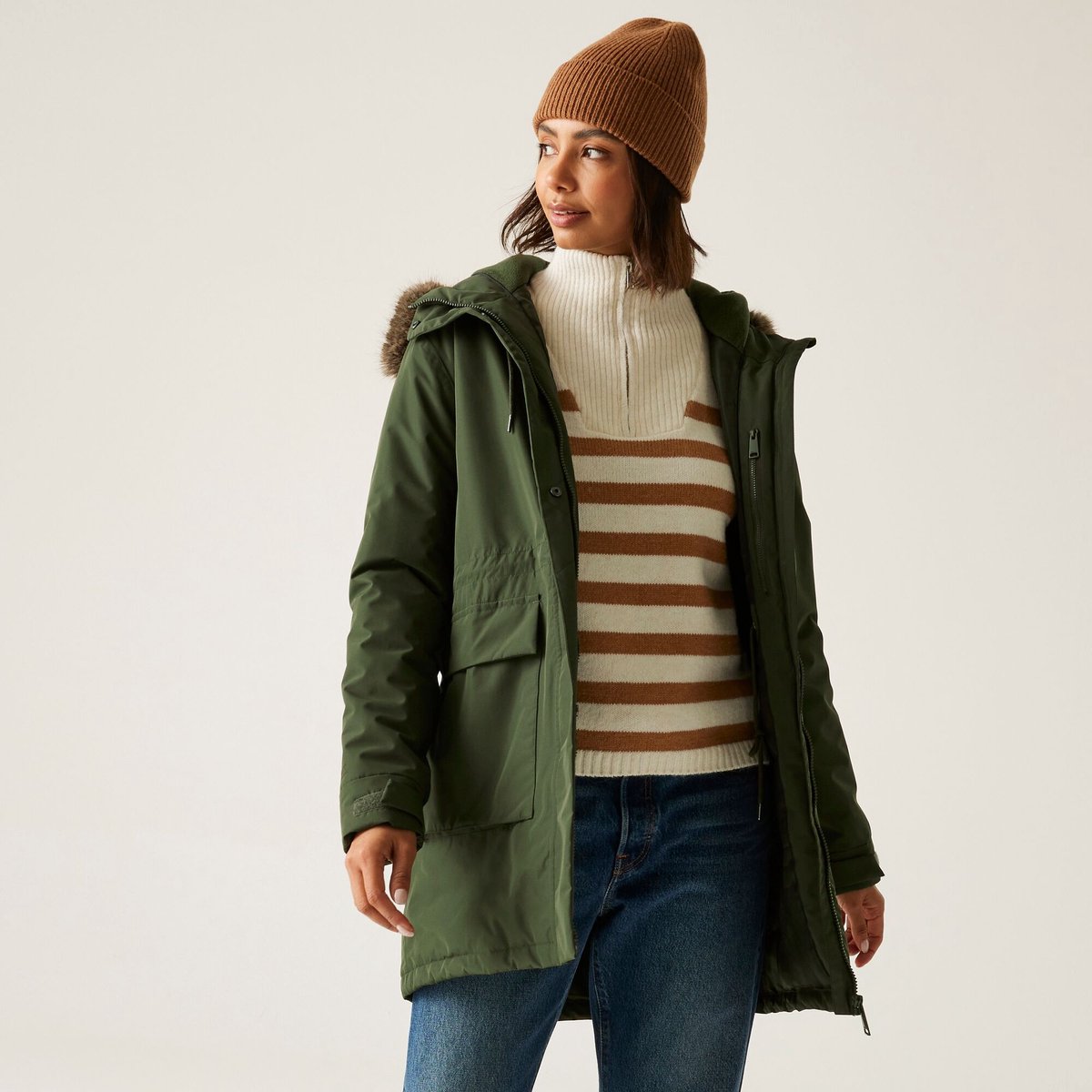 Women's waterproof parka with hood Regatta Sabinka
