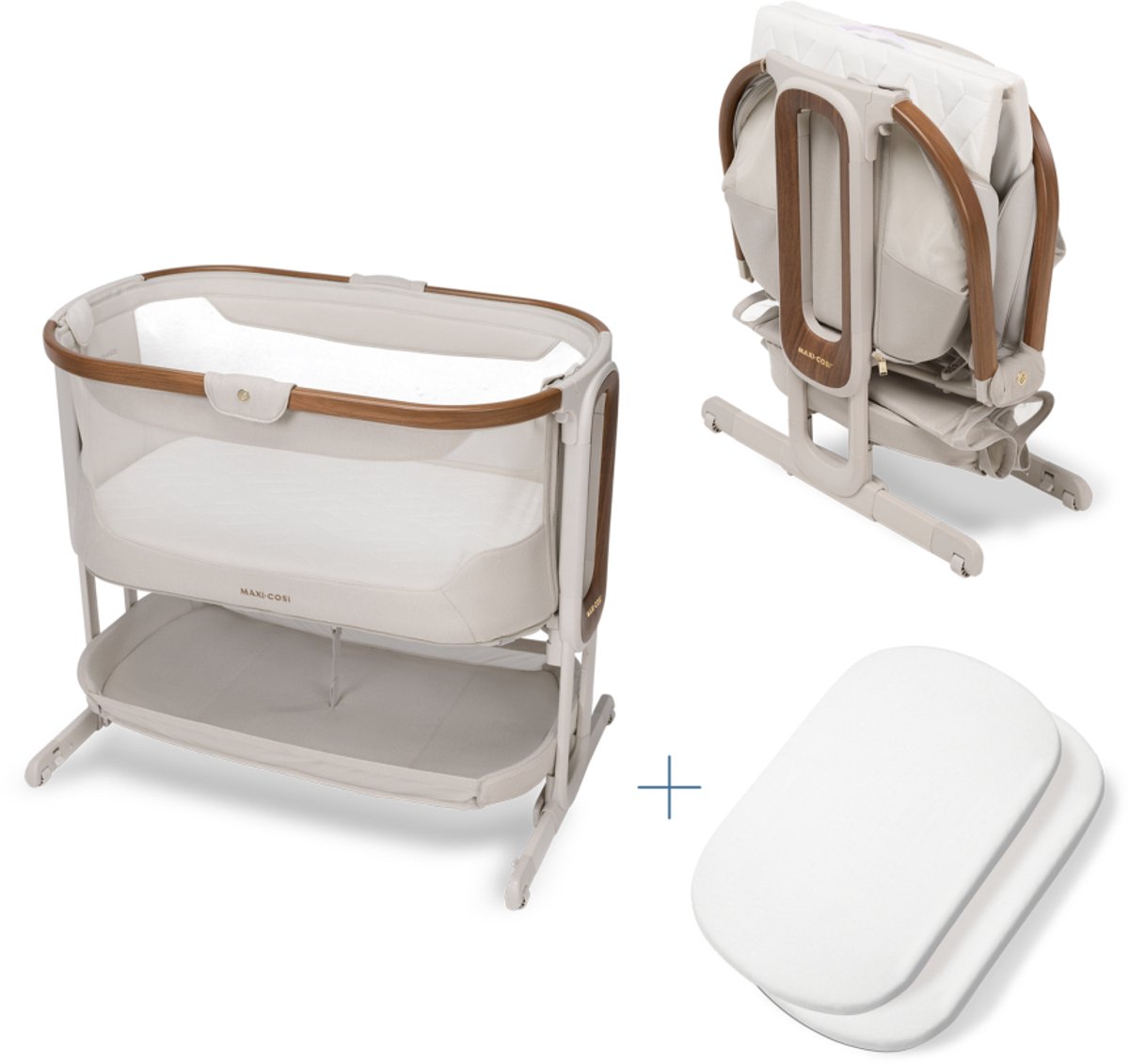 Maxi-Cosi Iora Pro Bedside Crib - Elegance Beige