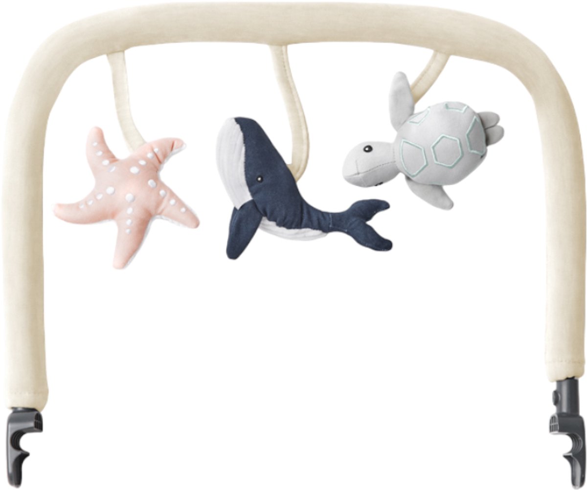 ergobaby Evolve Knit Baby Bouncer - Cream
