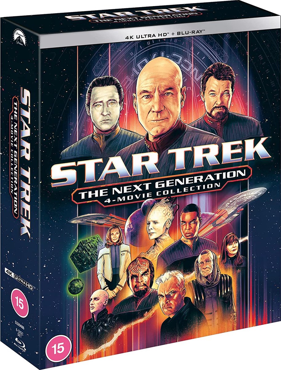 Star Trek: The Next Generation Movie Boxset 4K UHD [Blu-ray] [2023] [Region A & B & C]