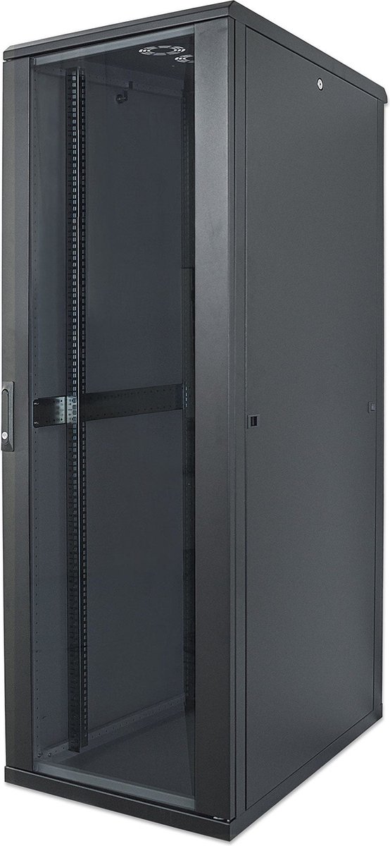 Intellinet 713467 Armoire baie de brassage 19 (l x H x P) 600 x 1728 x 800 mm 36 UH noir (RAL 9005)