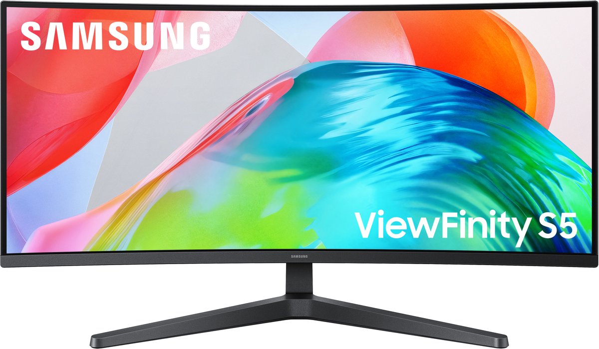 Moniteur gaming Samsung ViewFinity S5  CEE F (A - G) 86.4 cm 34 pouces  3440 x 1440 pixels 21:9 5 ms  VA LCD