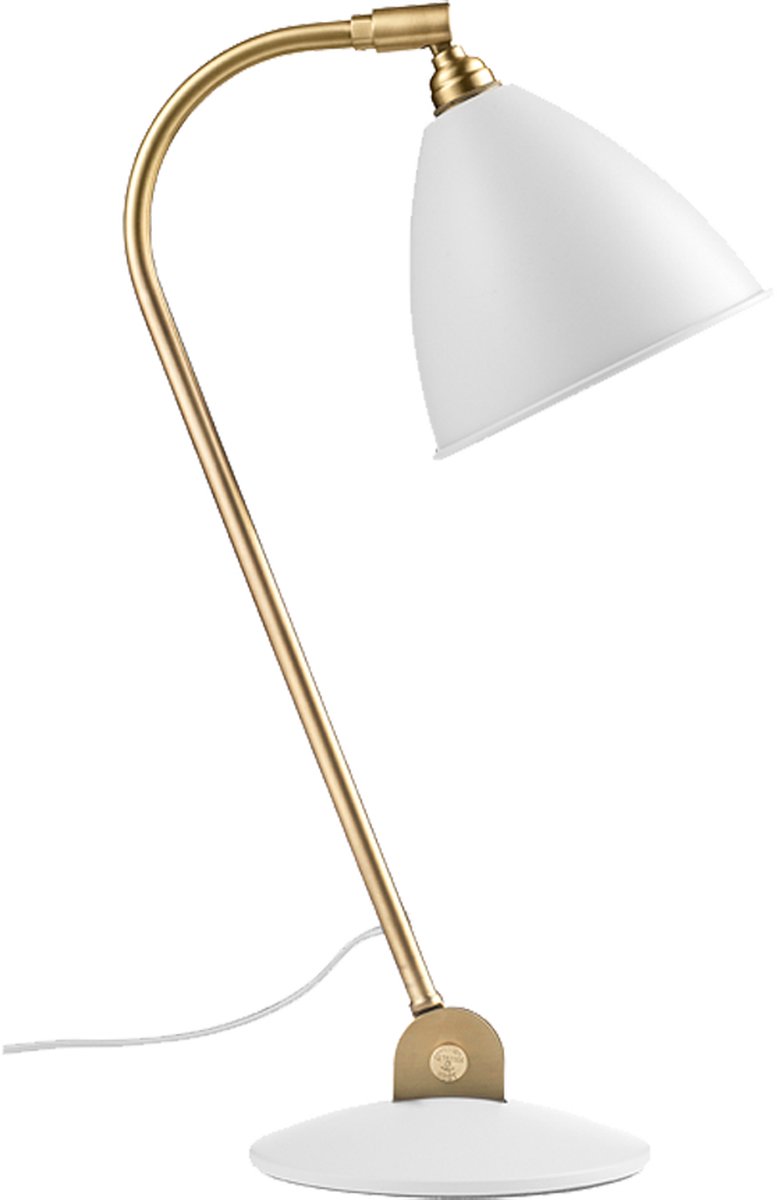 GUBI Lampe de table Bestlite BL2 blanc mat-laiton