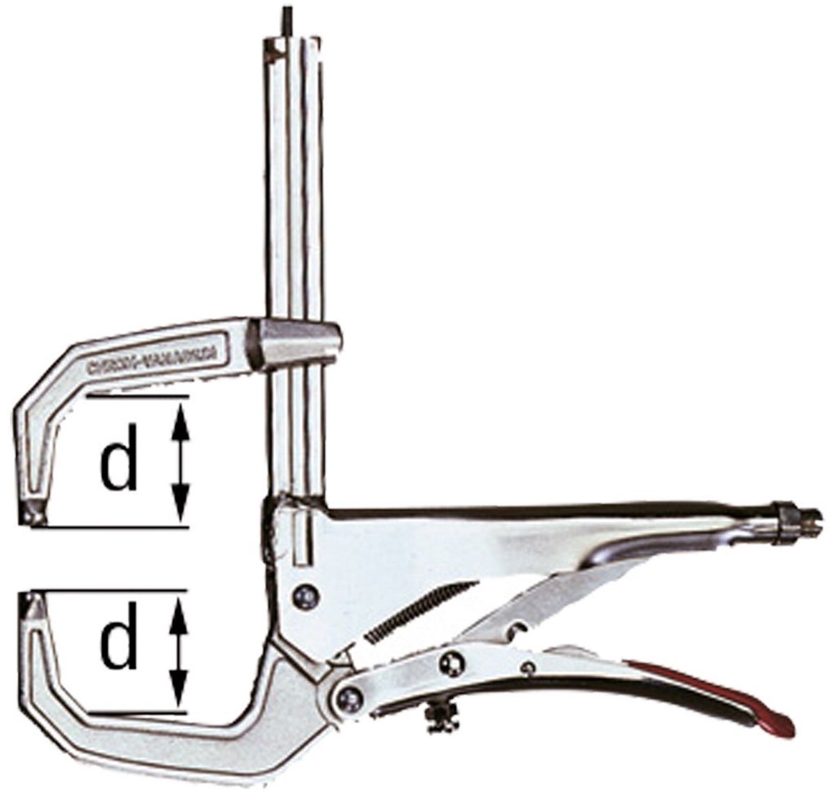 Bessey GRZC Serre-joint Envergure max.:110 mm Mesures dempattement:80 mm