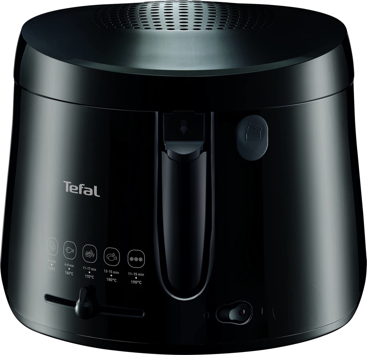 Tefal FF 1078 Maxi Fry Friteuse 2 l présélection de la température noir