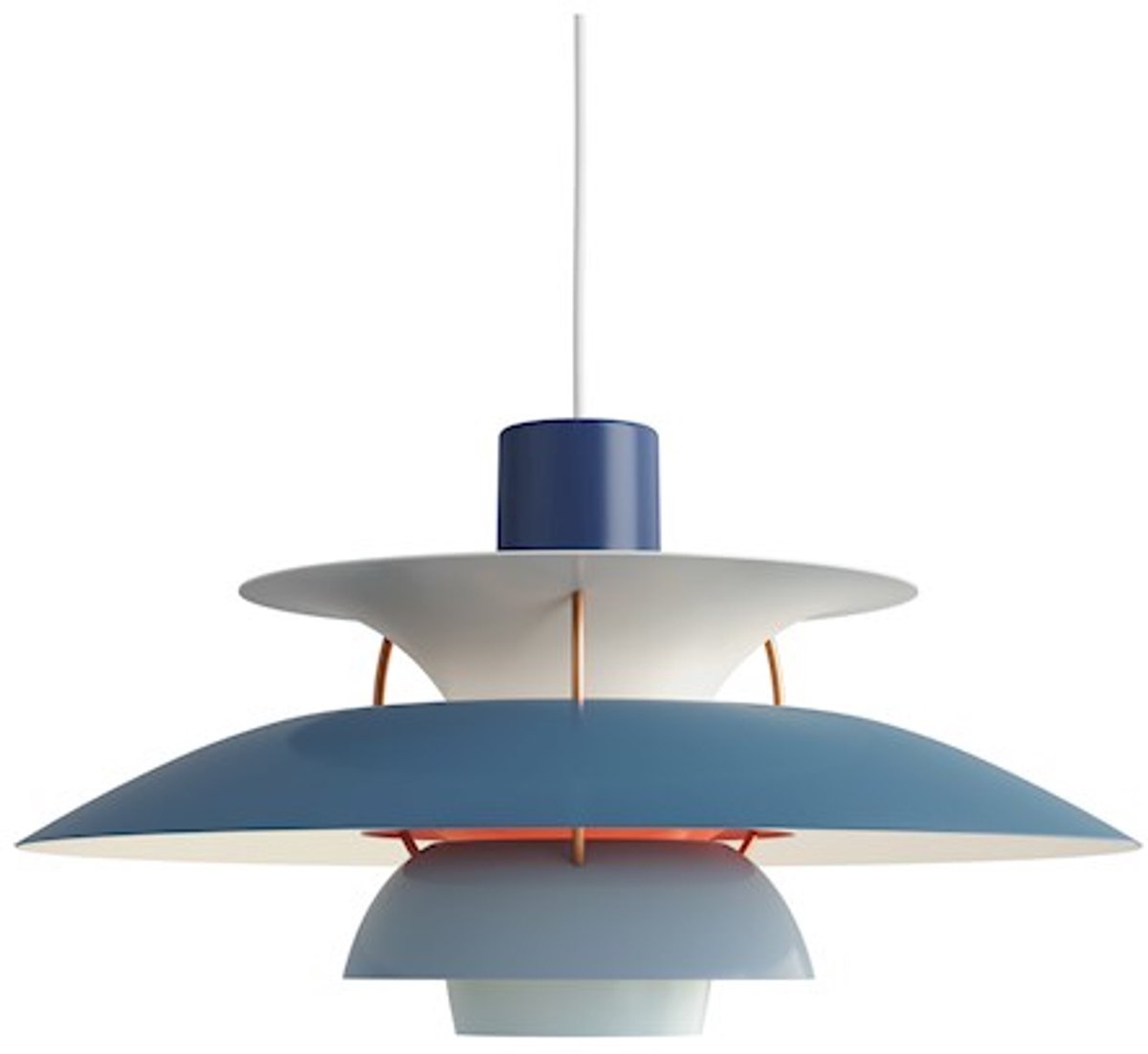 Louis Poulsen Suspension PH 5 Ø500, Bleu