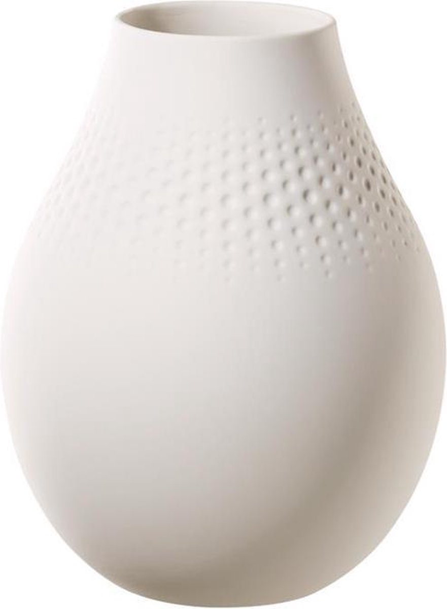 Villeroy & Boch Jarrón Collier Blanc Perle mediano