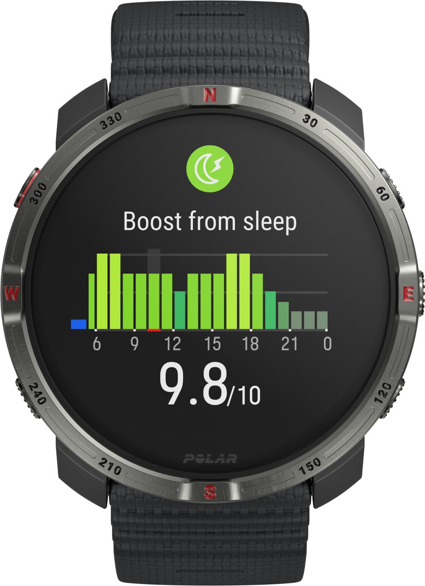 SMARTWATCH POLAR GRIT X2 BLK S/L