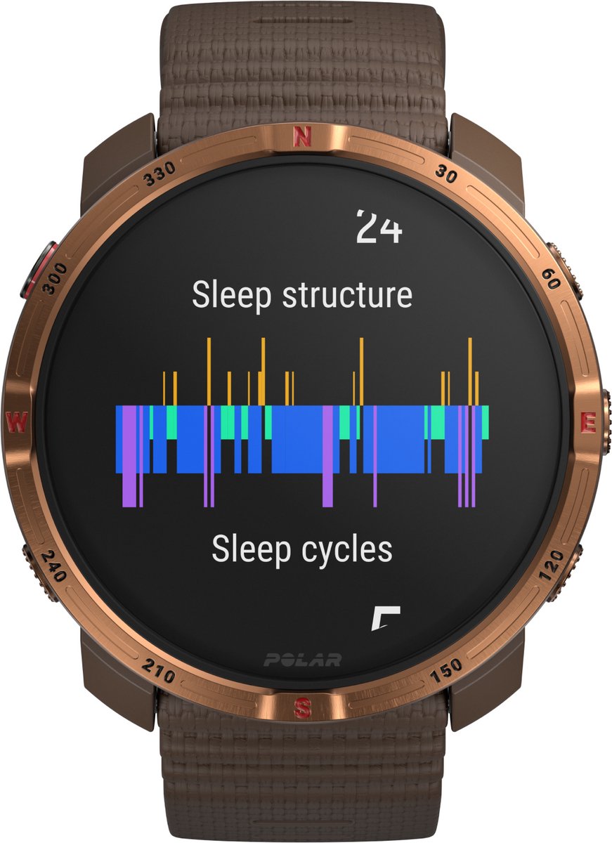 Smartwatch Polar Grit X2 | Pantalla táctil AMOLED 1, 28" | GPS Dual | mapas offline | aut. 30 h a 7 días