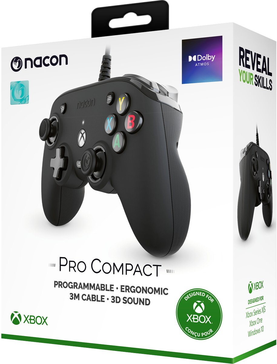 MANDO NACON PRO COMPACT NEGRO XBOX/PC