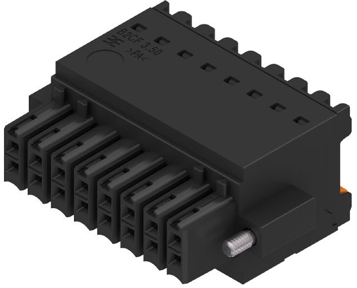 Weidmüller 1277920000 Connecteur de circuit imprimé Nombre total de pôles 16 Nbr de rangées 1 48 pc(s)