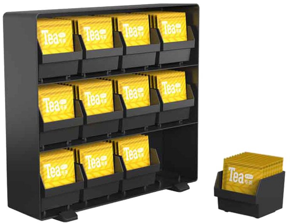 Deflecto DEFTBOC12 DEFTBOC12 Présentoir à dosettes de café et sachets de thé