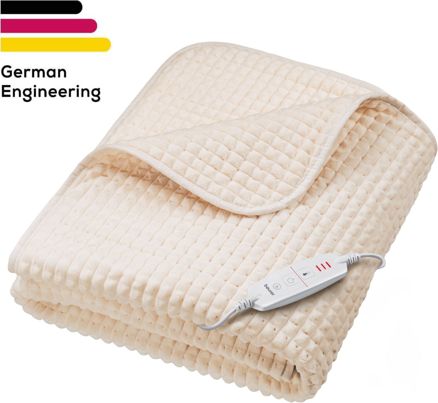 Beurer HD 72 Waffle Ivory Couverture chauffante  ivoire
