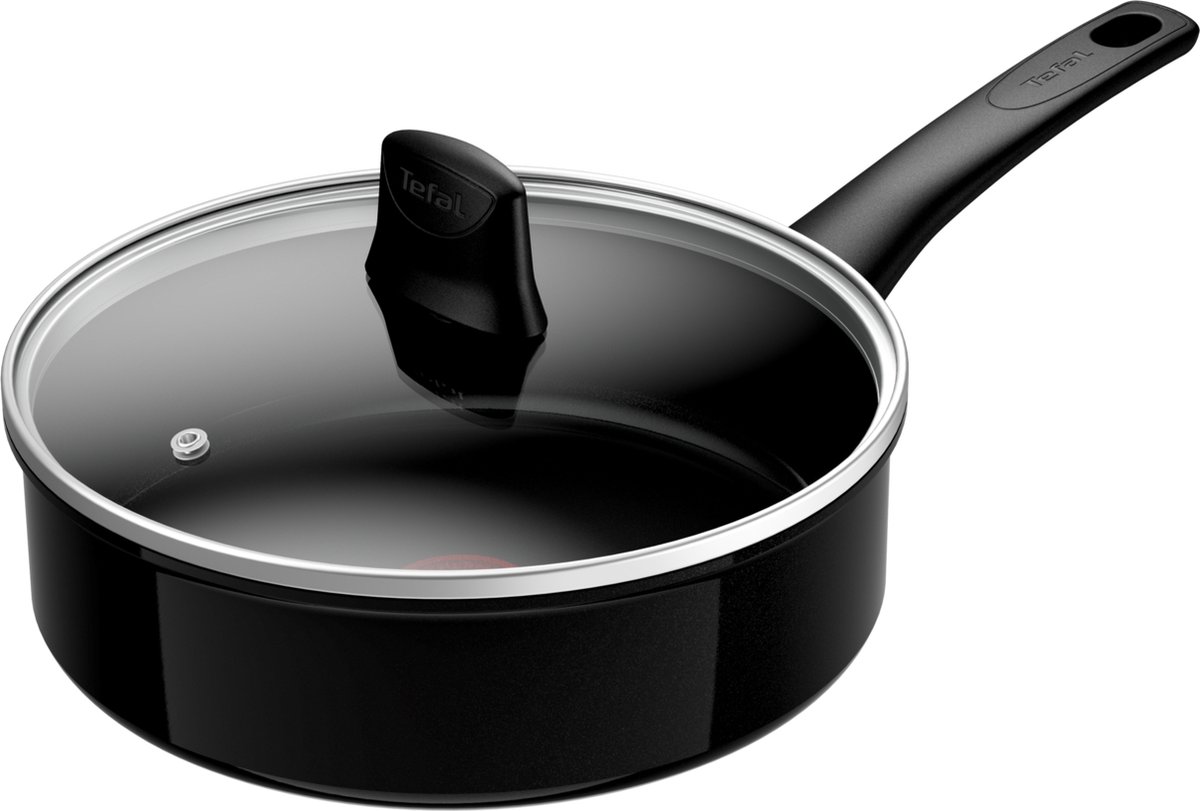 Tefal Renew ON poêle avec couvercle Ø25.4 cm Noir