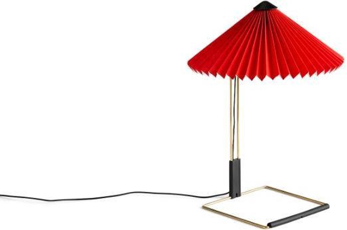 HAY Lámpara de mesa Matin table Ø30 cm Bright red shade