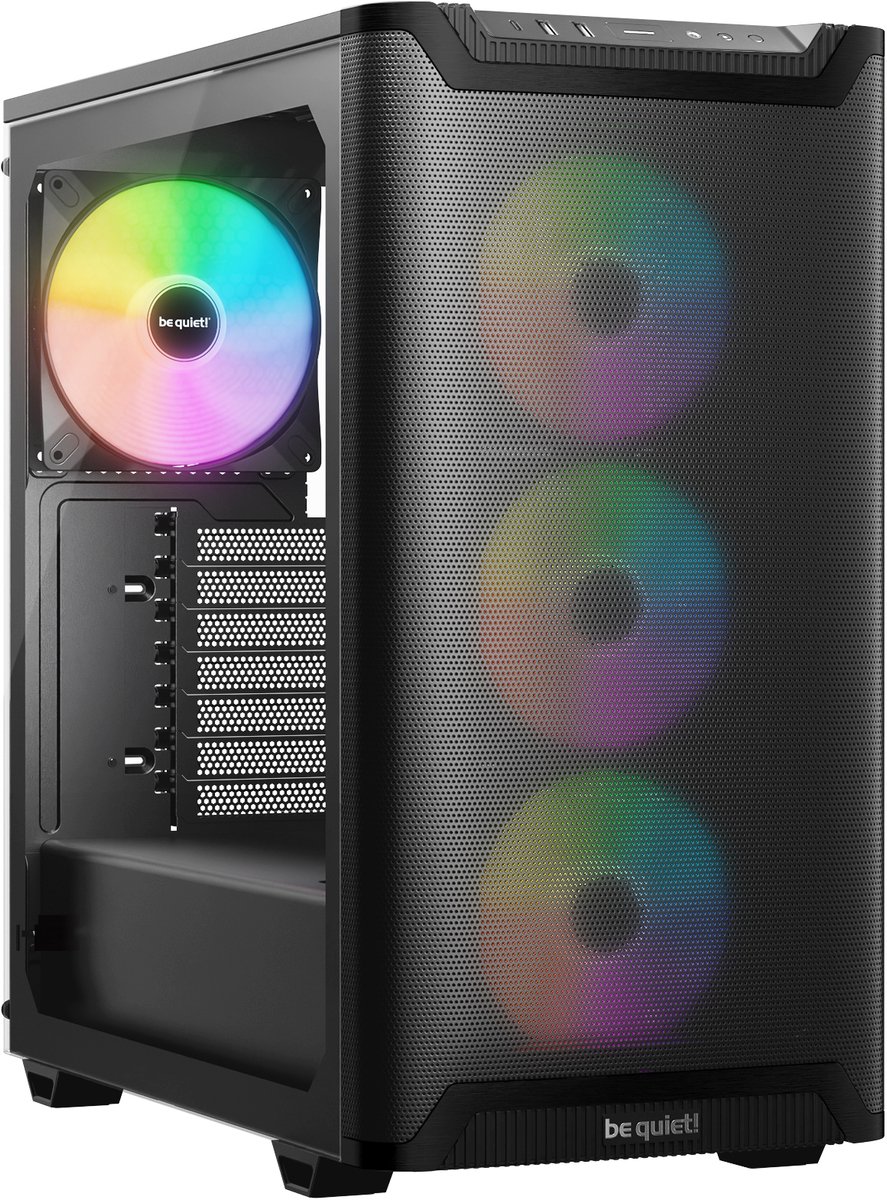 Tour midi BeQuiet be quiet! Geh Pure Base 501 LX Black Boîtier PC noir