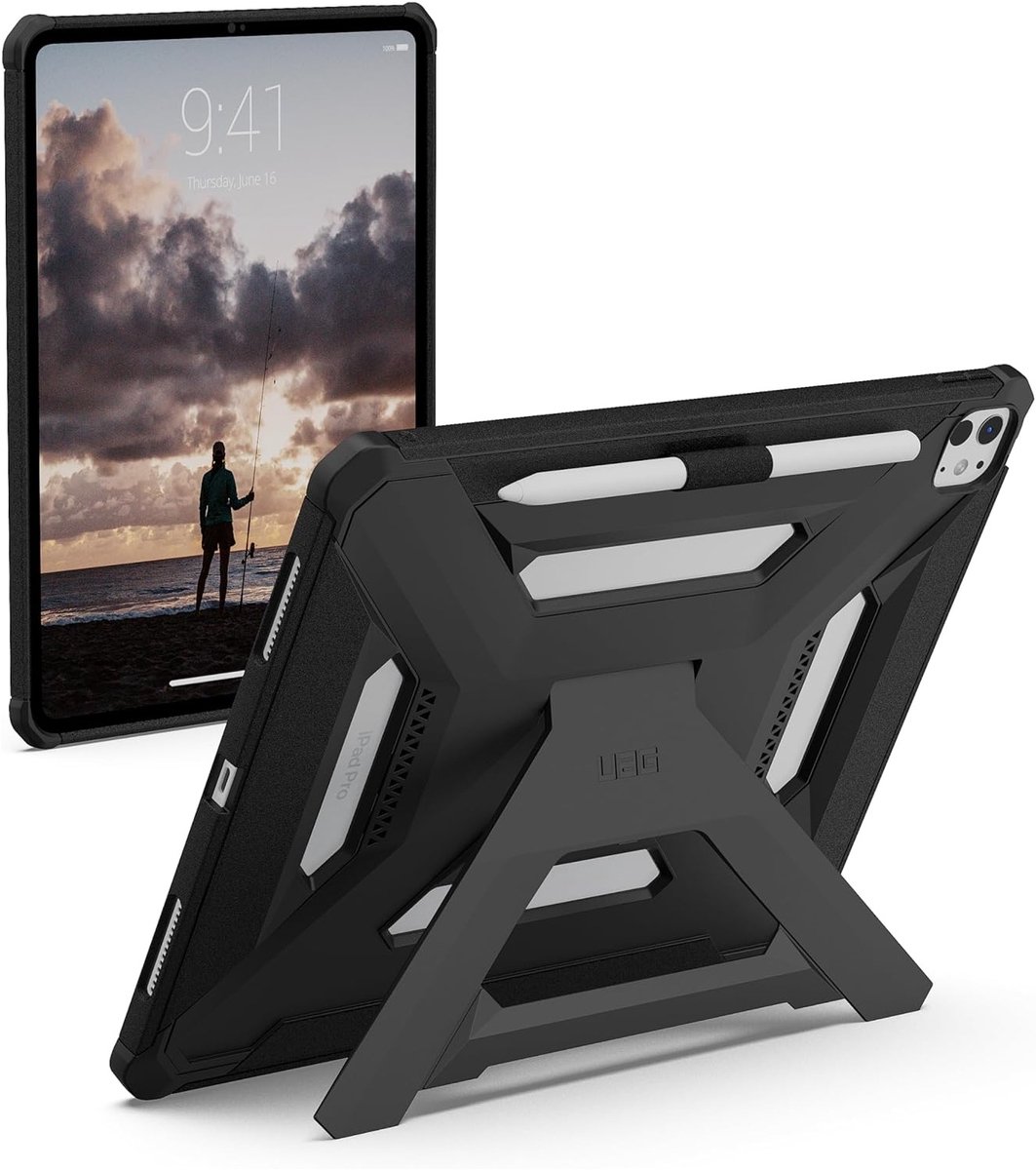 Urban Armor Gear UAG Urban Armor Gear Scout Plus Case mit Pochette pour tablette Apple iPad Pro 13 33 cm (13) noir