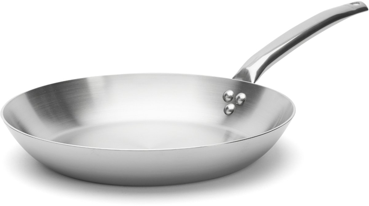 De Buyer Poêle à frire Alchimy en acier inoxydable Ø32 cm