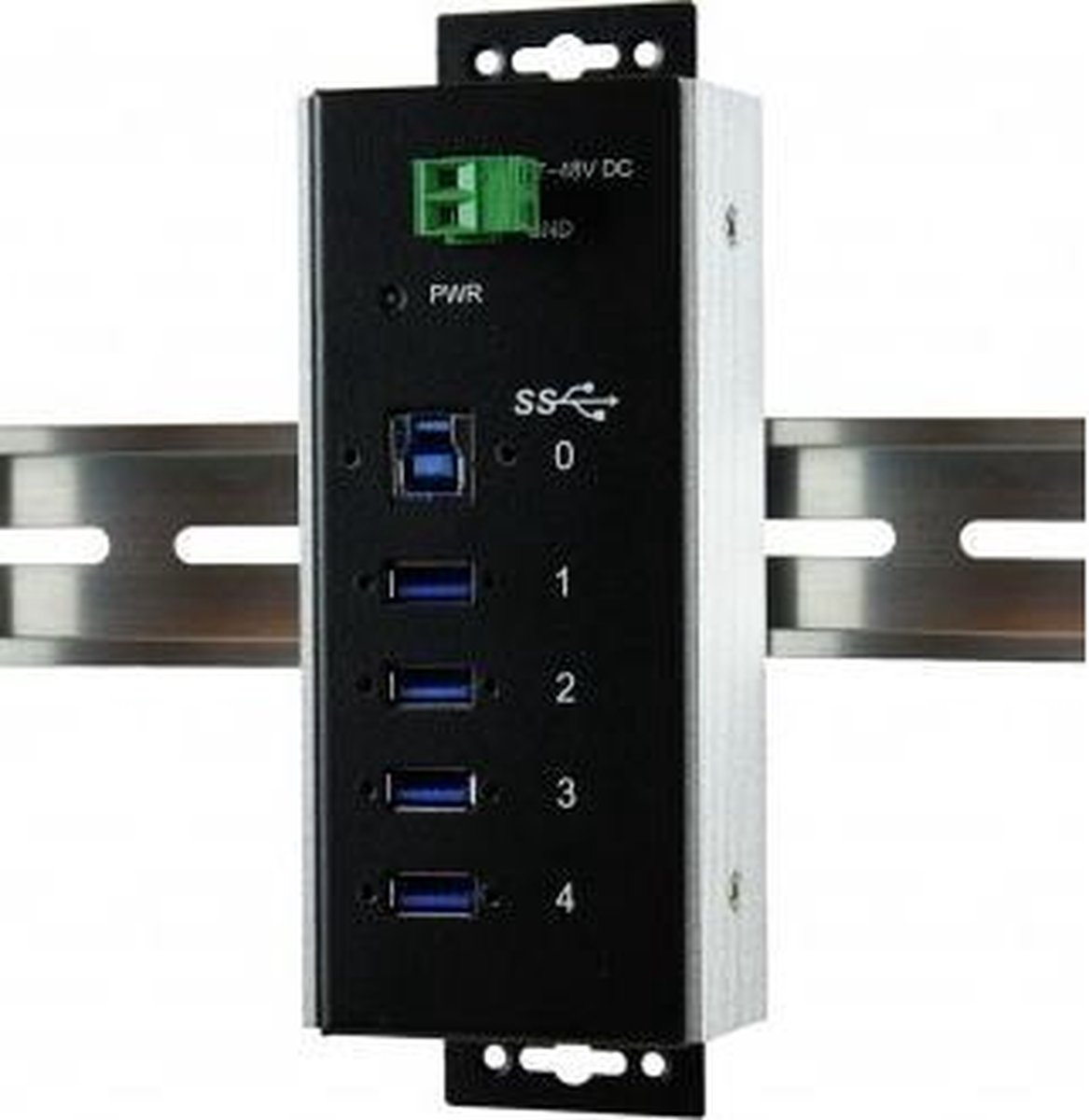 Exsys USB-Hub Hub USB noir