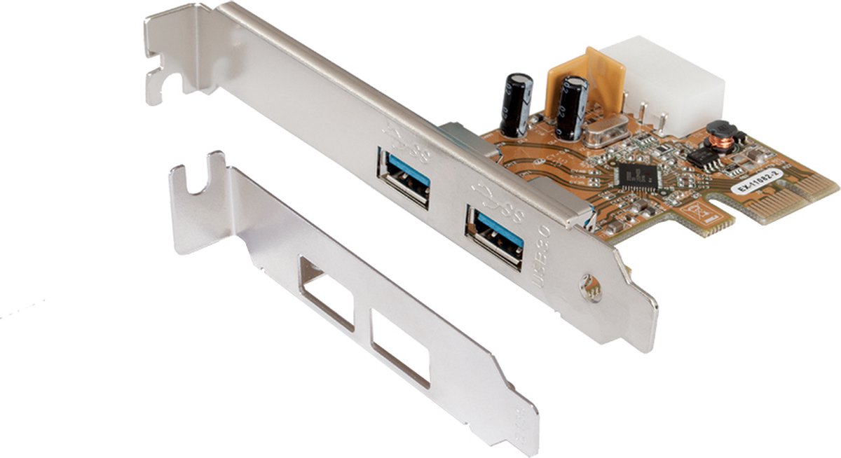 Exsys EXSYS EX-11082-2 USB 3.2 Gen1 PCIe 2x US Carte PCI-Express USB 3.1 (Gen 1) PCIe