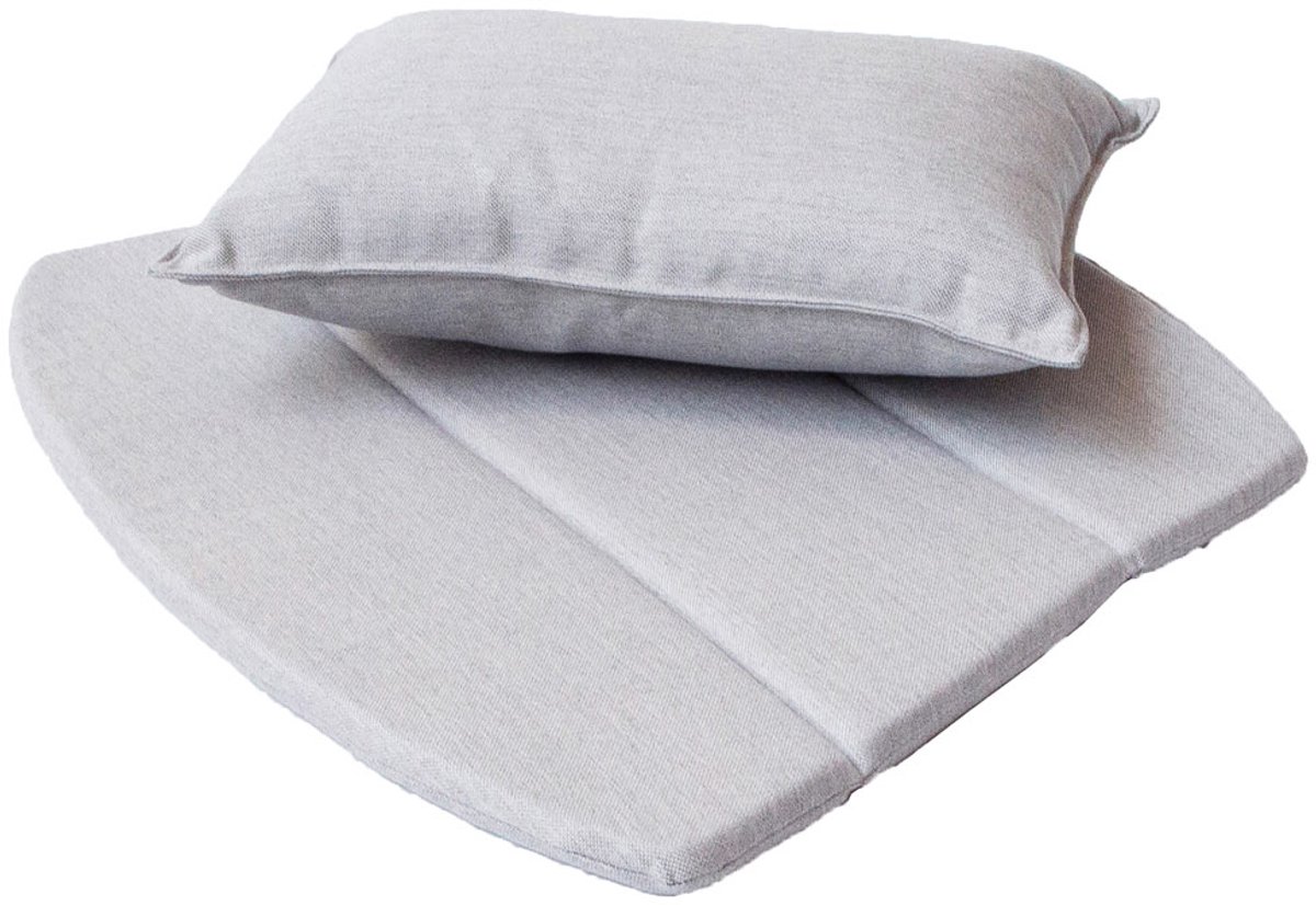 Cane-line Conjunto de cojines para Butaca Lounge Breeze Cane-line Natté light grey