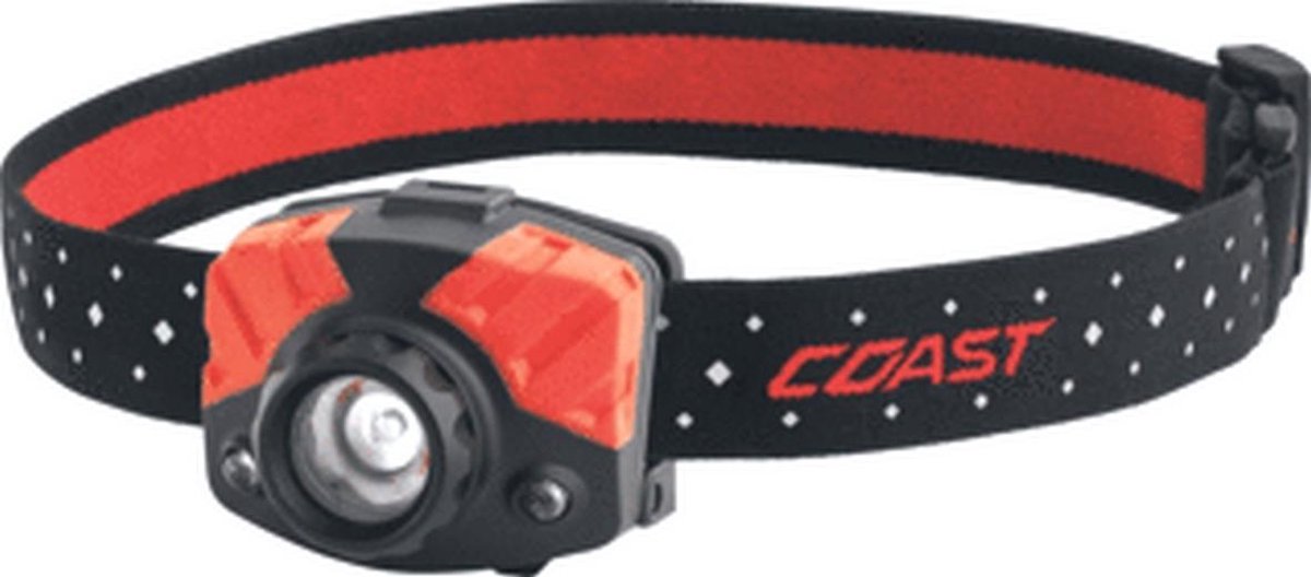 Lampe frontale LED Coast FL 75 à pile(s) 105 g 2 h noir, rouge