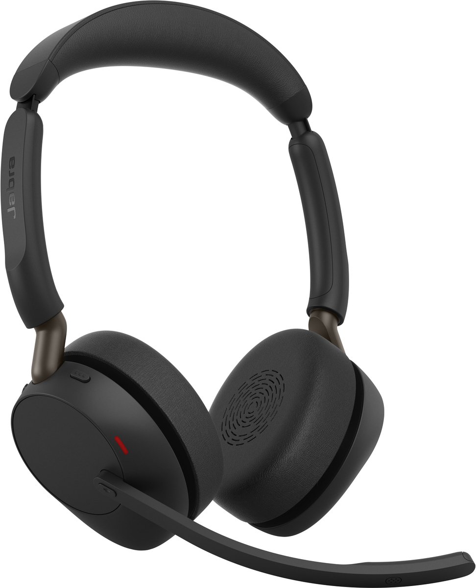 Jabra Evolve3 65 Stereo, LINK 390a, UC Micro-casque supra-auriculaire Bluetooth noir