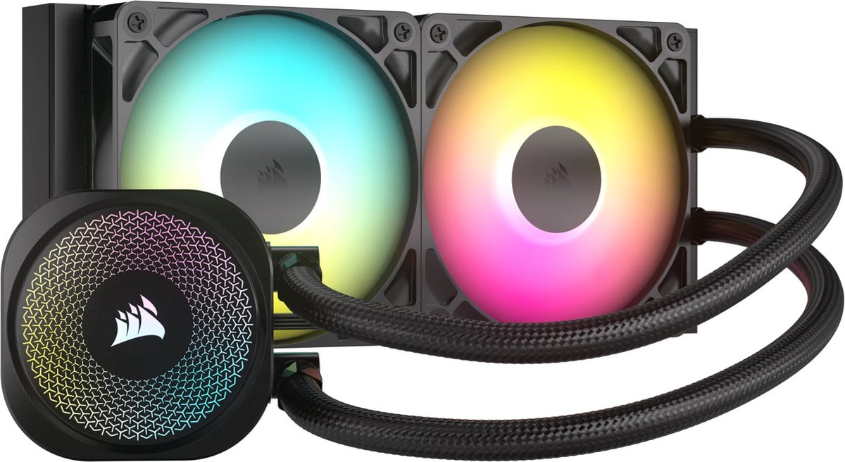 Corsair NAUTILUS 240 ARGB Black - CPU Vandkøling - Max 36 dBA