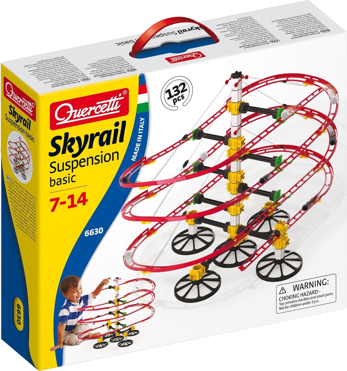 Quercetti Marble Run Suspension 132pcs.